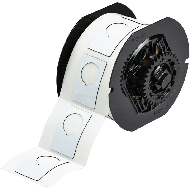 LABEL POLYESTER 1.2X1.9" 180/ROLL WHITE