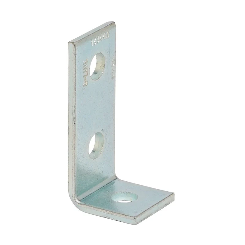 FITTING CHANNEL 90D 3-15/16X1-7/8" 3-HOLE ZINC PLATED