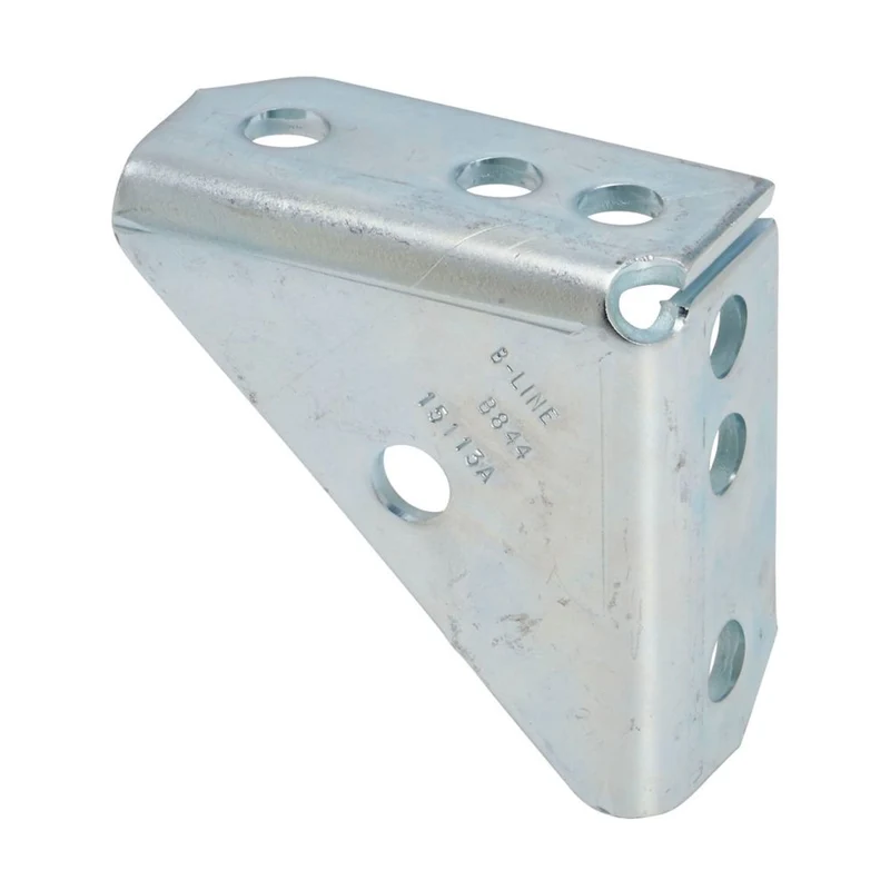 FITTING CHANNEL 90D 4X4X1-7/8"W 4-HOLE HDG
