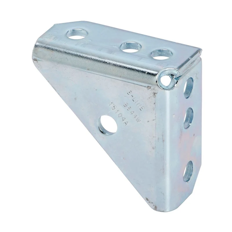 FITTING CHANNEL 90D 4X4X1-7/8"W WELDED 4-HOLE HDG