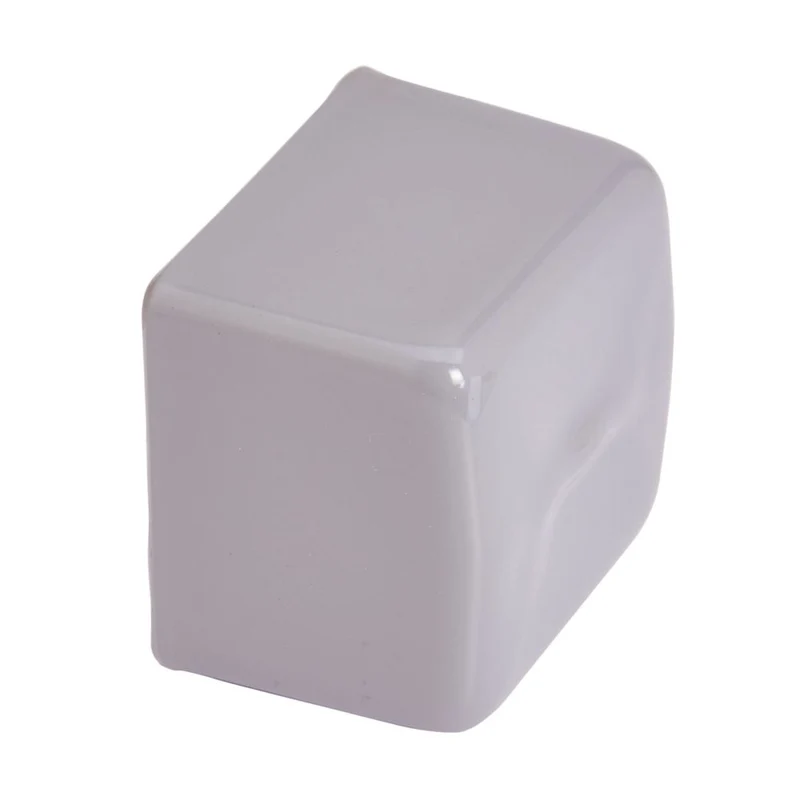 CHANNEL END CAP FOR 1-5/8" X 1-5/8" PLASTIC WHITE