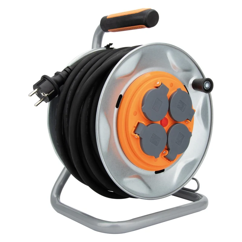 Enrouleur de chantier IP44 - 4 prises 16A - 3G2,5mm² - Zenitech