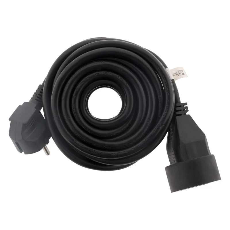 Prolongateur 16A HO5VV-F 3G1,5mm² - noir - Zenitech