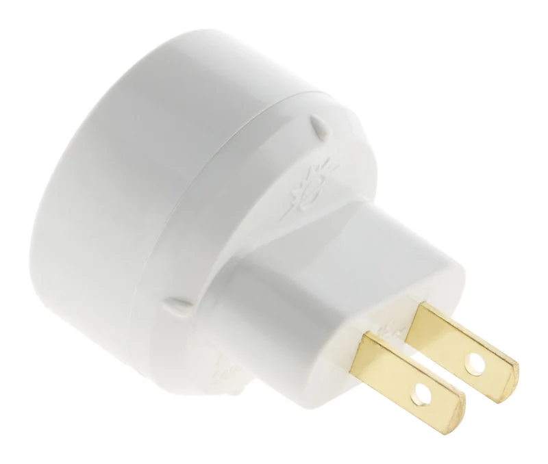 Adaptateur voyage USA/UE - blanc - Zenitech