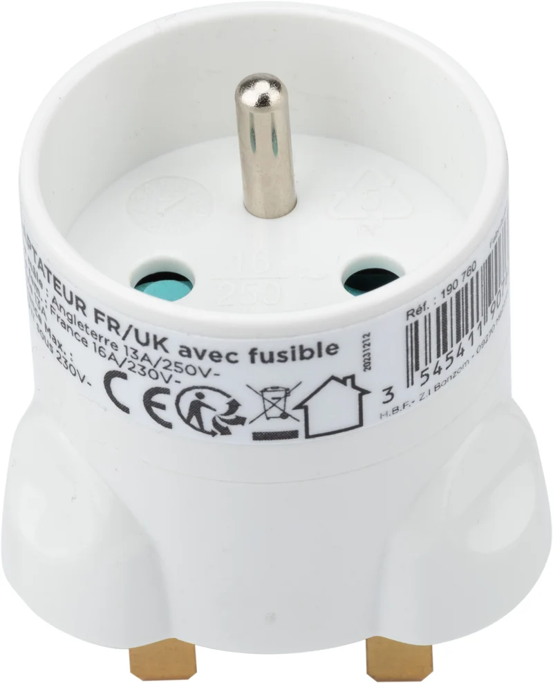 Adaptateur France /Royaume Uni - Zenitech