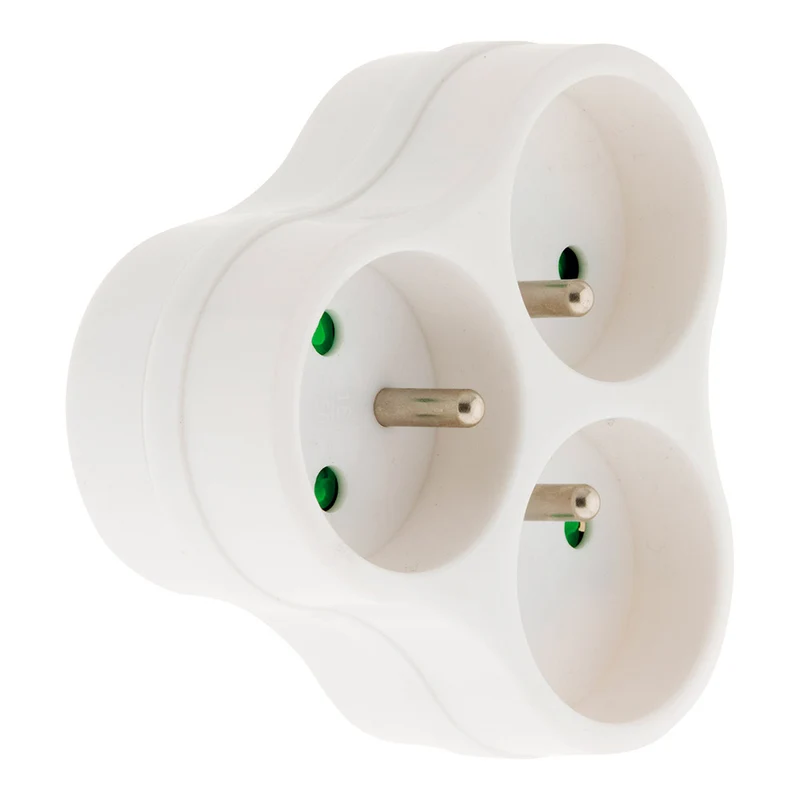 Multiprise triplite 3x16A triangulaire - Zenitech