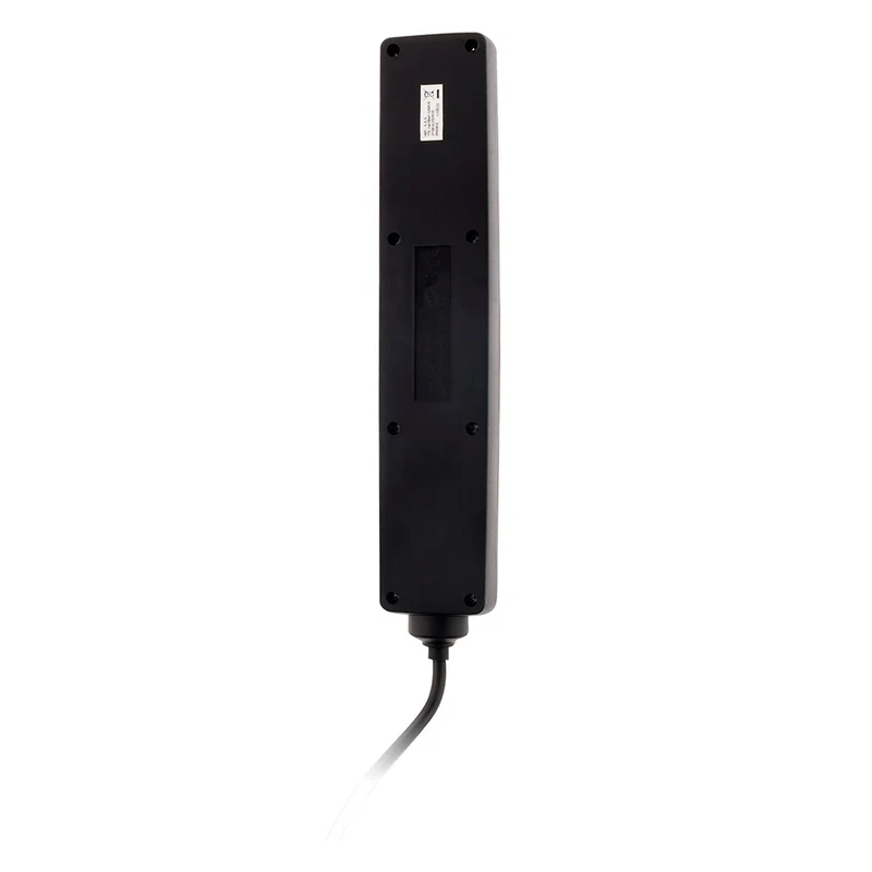 Bloc multiprise 16A 2P+T + interrupteur - noir - Zenitech
