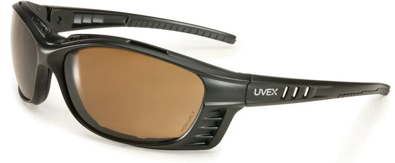 SAFETY GLASSES LIVEWIRE MATTE BLK FRAME ESPRESSO HS LENS