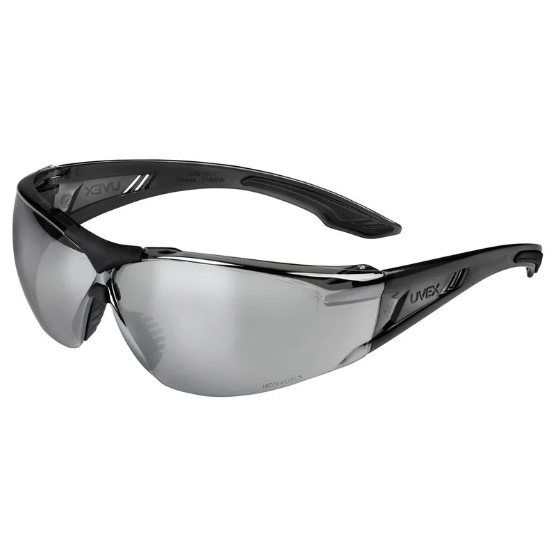 SAFETY GLASSES SVP 200 GREY FRAME SMOKE LENS ANTI-FOG