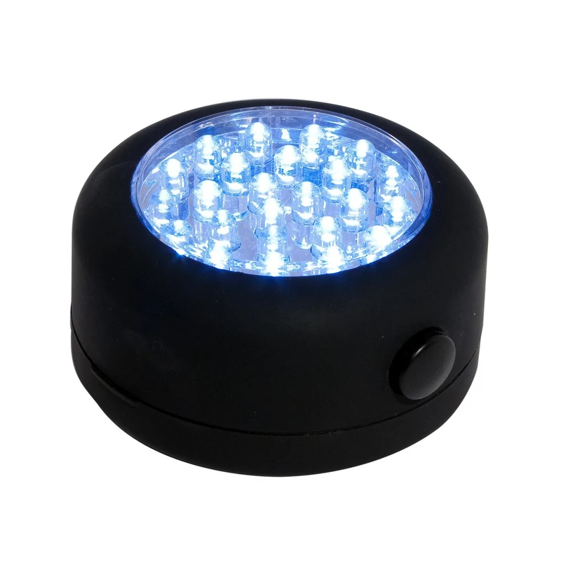 LED ronde magnétique 60lm + module d'éclairage On/Off sans fil + interrupteur Smart Pebble - DiO