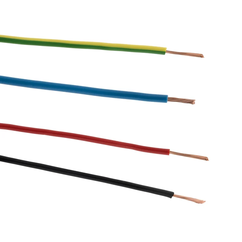 Set de 4 câbles électriques H07VK 1x2,5mm² 10m - Zenitech