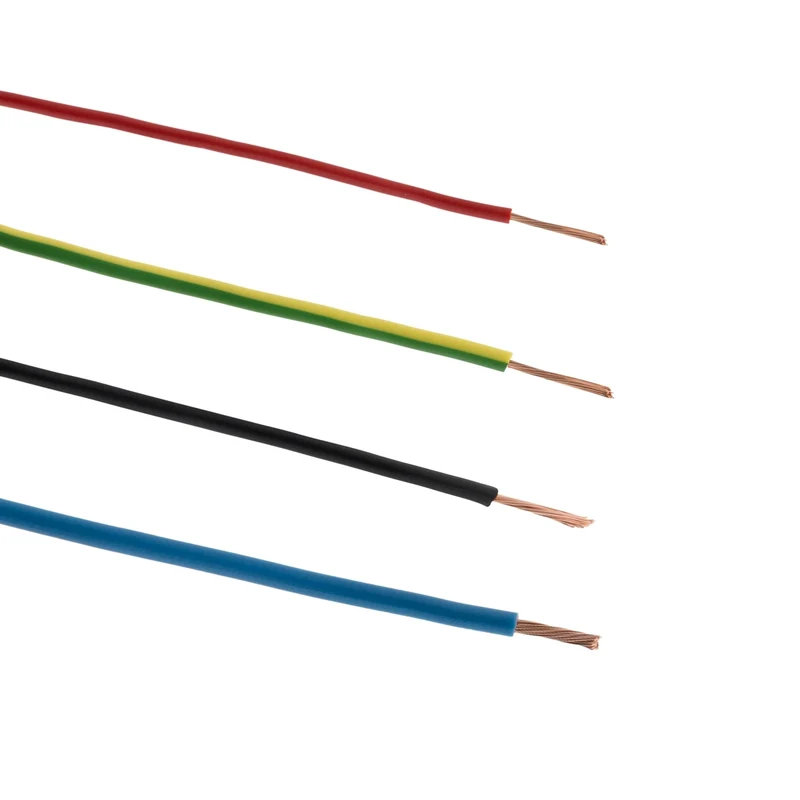Set de 4 câbles électriques H07VK 1x1,5mm² 5m - Zenitech