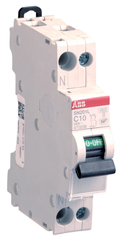 Disjoncteur modulaire PH+N 3KA à vis - ABB