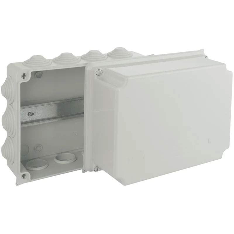 Boîte de dérivation rectangulaire IP55 - 220 x 170 x 140 mm - 14 entrées - Solera