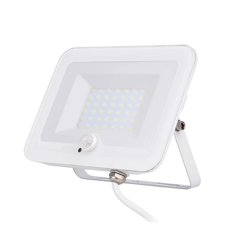 Projecteur plat + détecteur de mouvement IP65 - Voltman