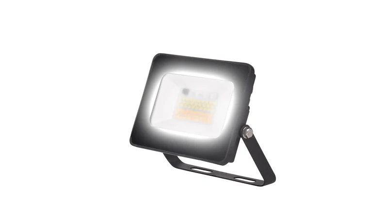 Projecteur extérieur avec télécommande IP65 (1200lm 6500K A++) - Noire - Voltman