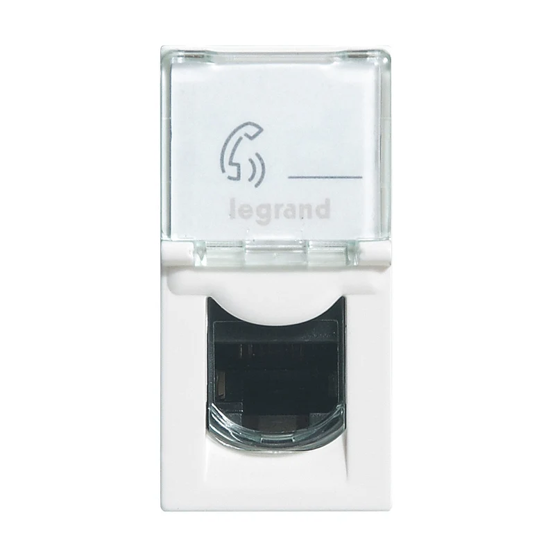 Prise RJ45 CAT 6 1 module à composer - Mosaic - blanc - Legrand