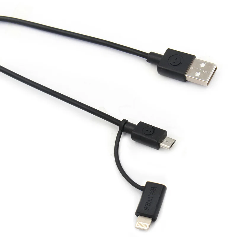 Câble USB 3,0 vers Micro USB + Lightning - Watt and Co