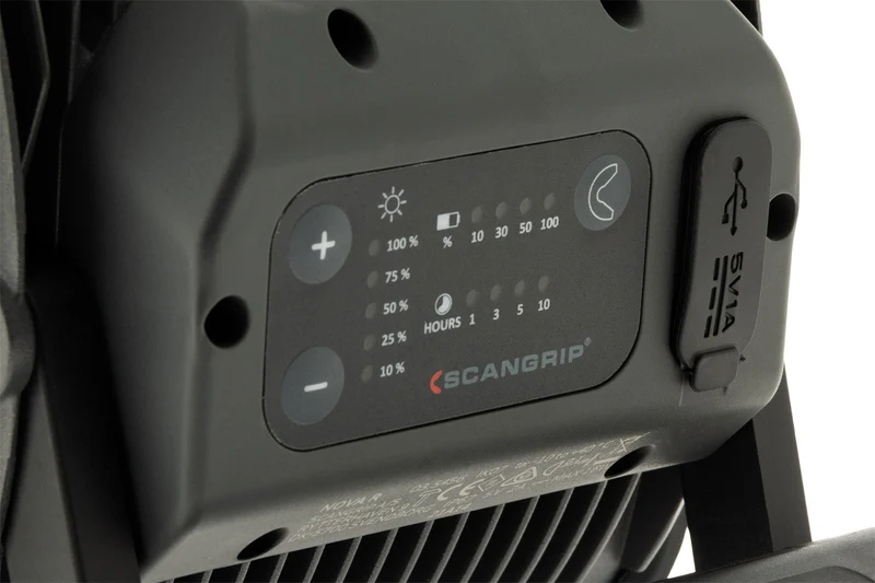 Projecteur LED COB portable et rechargeable avec variateur d'intensité - Scangrip