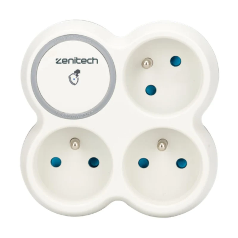 Triplite parafoudre 2P+T Blanc - Bolea - Zenitech