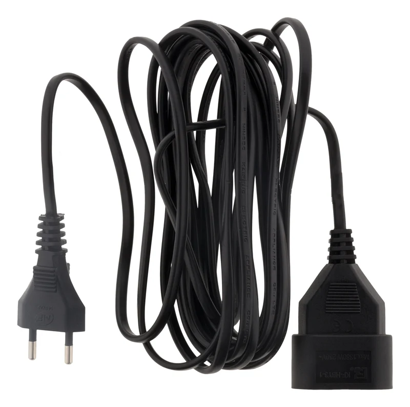 Prolongateur H03VVH2F 6A 3m - Noir - Zenitech