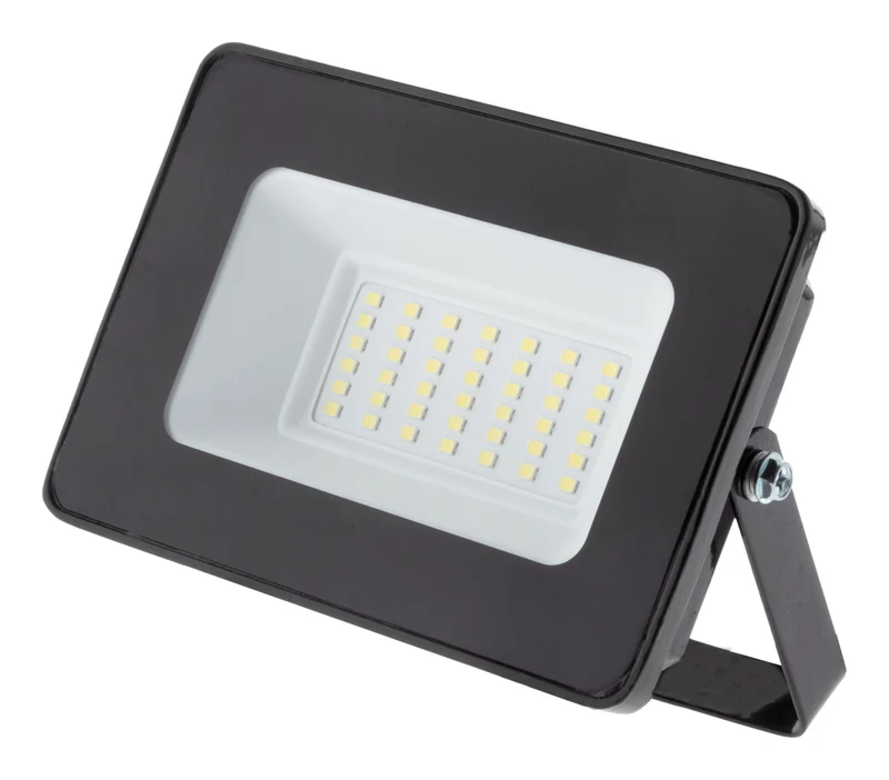 Projecteur LED de chantier étanche - 30W 3000lm IP65 6500K - Noir - Zenitech
