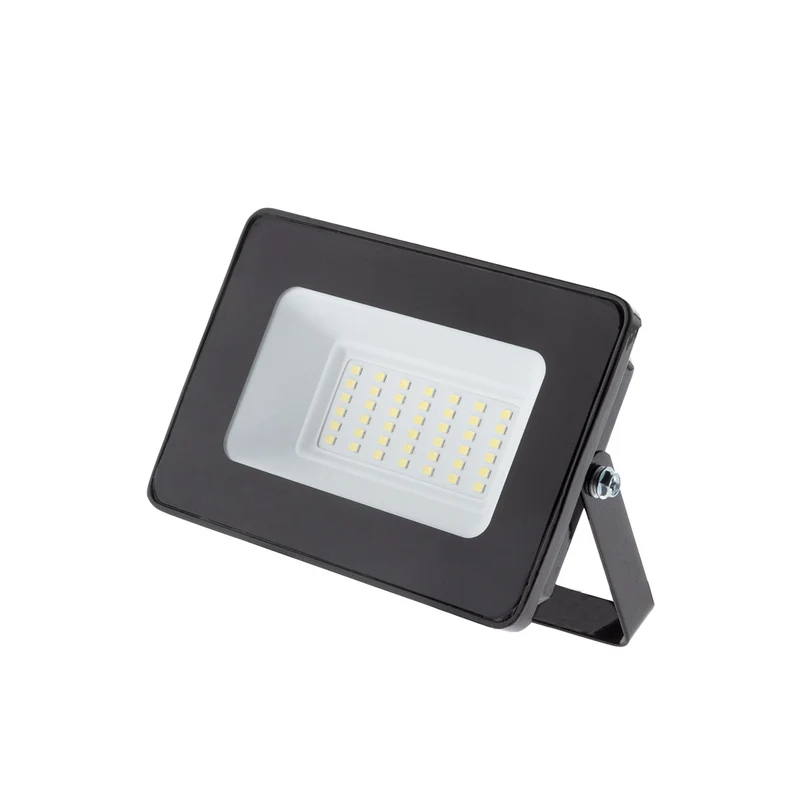 Projecteur LED de chantier étanche - 20W 2000lm IP65 6500K - Noir - Zenitech