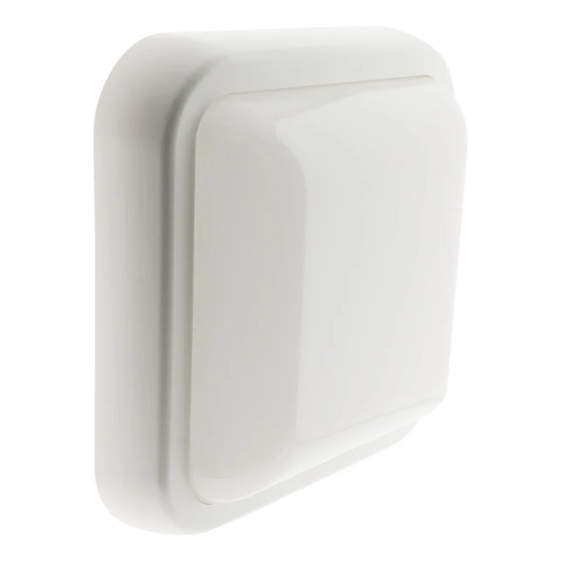Hublot carré LED 15W 1050lm IP44 Blanc - Zenitech