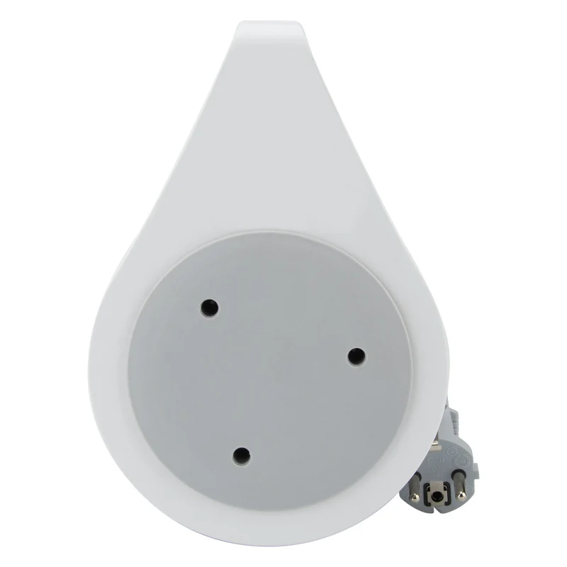 Enrouleur domestique Schuko 3 prises 7m - Gris - Zenitech