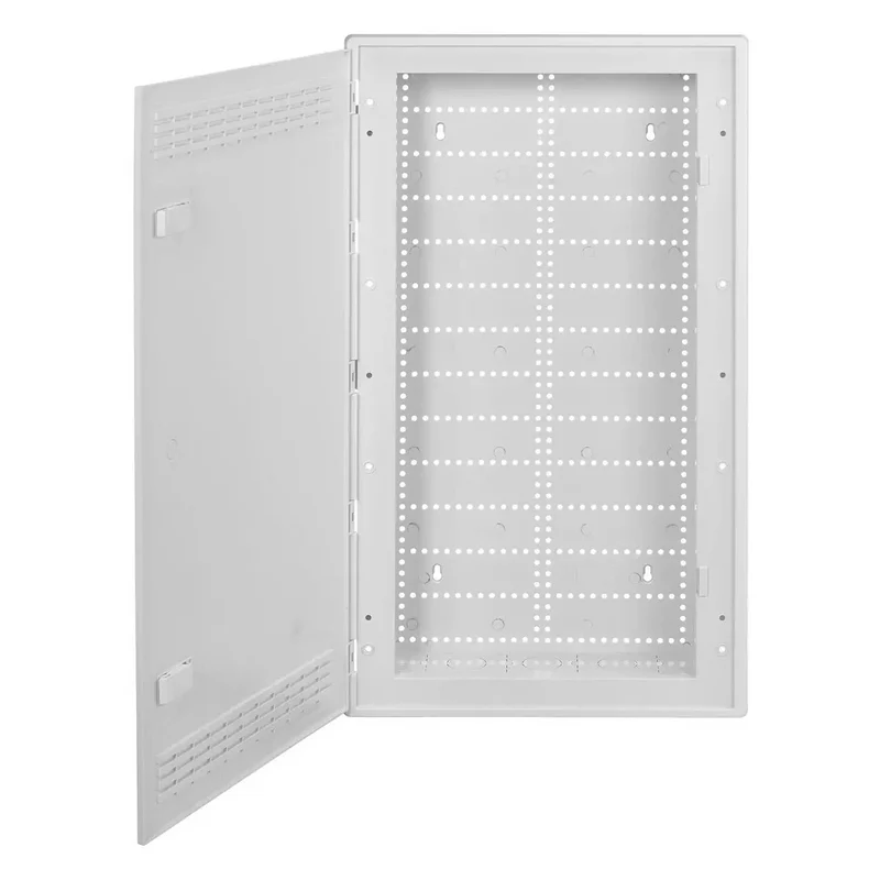NETSELECT.CAB.BOX W/DOOR.PLASTIC.28IN H.WH