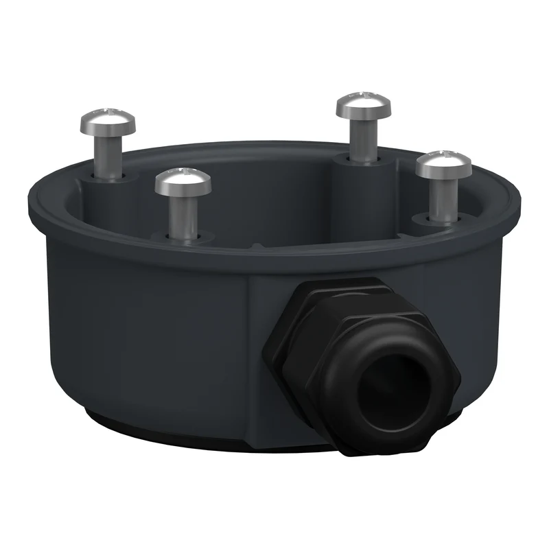 Universal mounting accessory, Harmony XV4/XV6/XVB7 modular tower light, side-entry adapter, grey