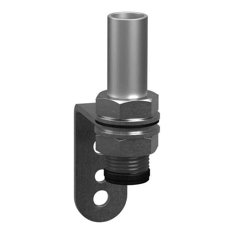 Universal mounting accessory, Harmony XV4/XV6/XVB7 modular tower light, metal L-bracket with 100mm aluminium pole
