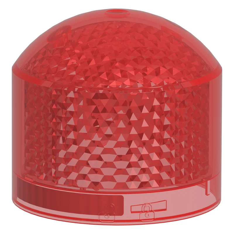 Beacon lens light module, Harmony XVB7 Modular Tower Light, red, Ø70mm, steady, coloured lens