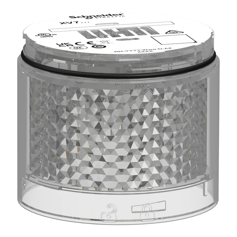 Light Module, Harmony XVB7 Modular Tower Light, white, Ø70mm, flashing, coloured lens