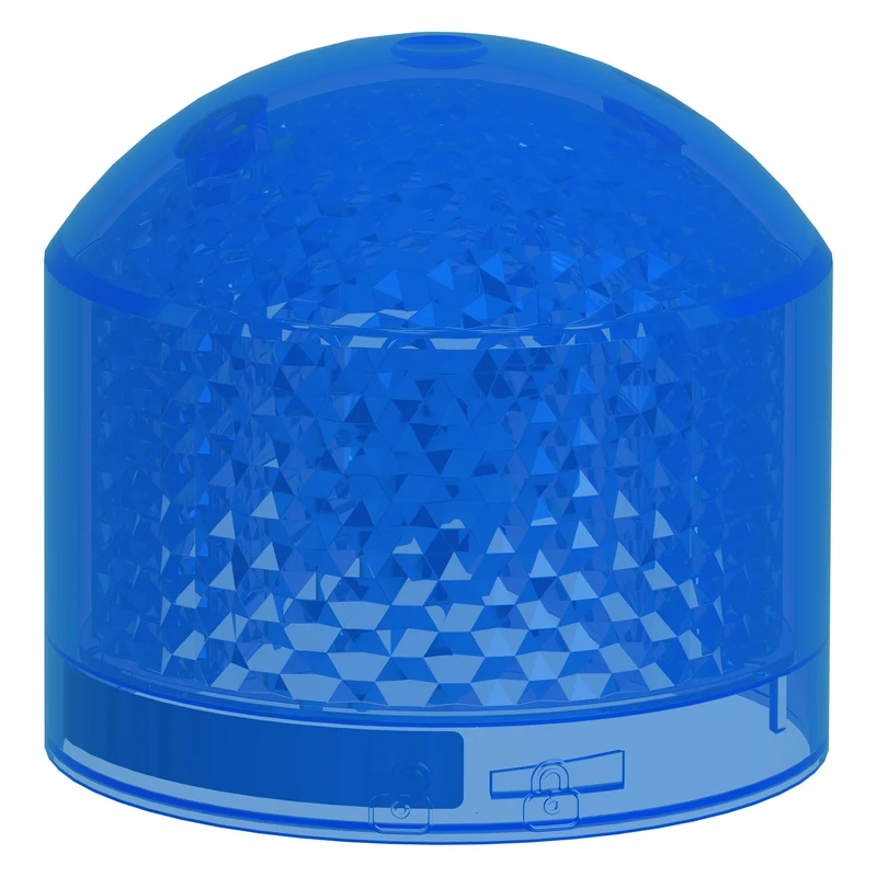 Beacon lens light module, Harmony XVB7 Modular Tower Light, blue, Ø70mm, steady, coloured lens