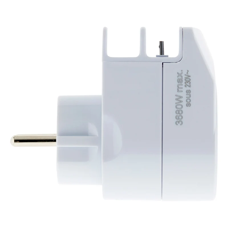 Chargeur 1 prise 16A + 2 USB + micro USB - Zenitech