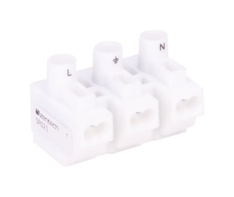 Connectique de luminaire / domino 3 pôles - Zenitech