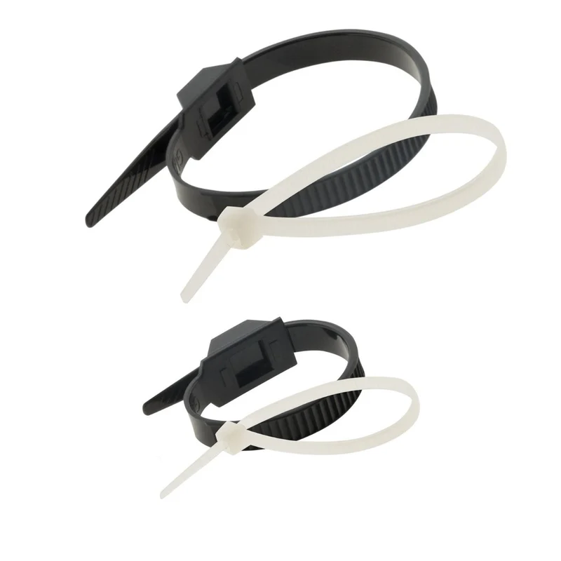 Lot 50 colliers de câblage - Noirs et Blancs - Zenitech