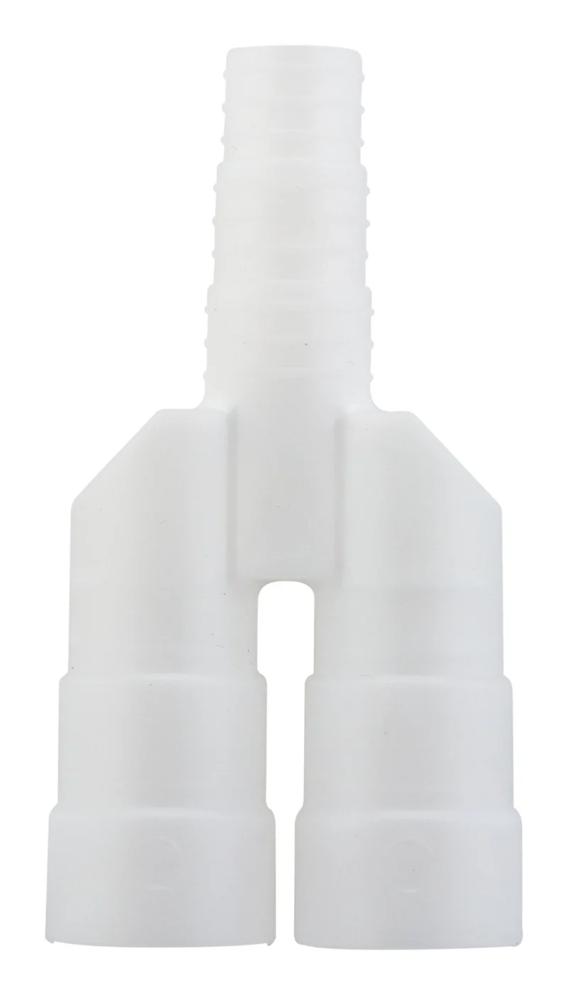 Raccord universel tubes condensats en Y goulotte clim - IP40 IK08 - Zenitech
