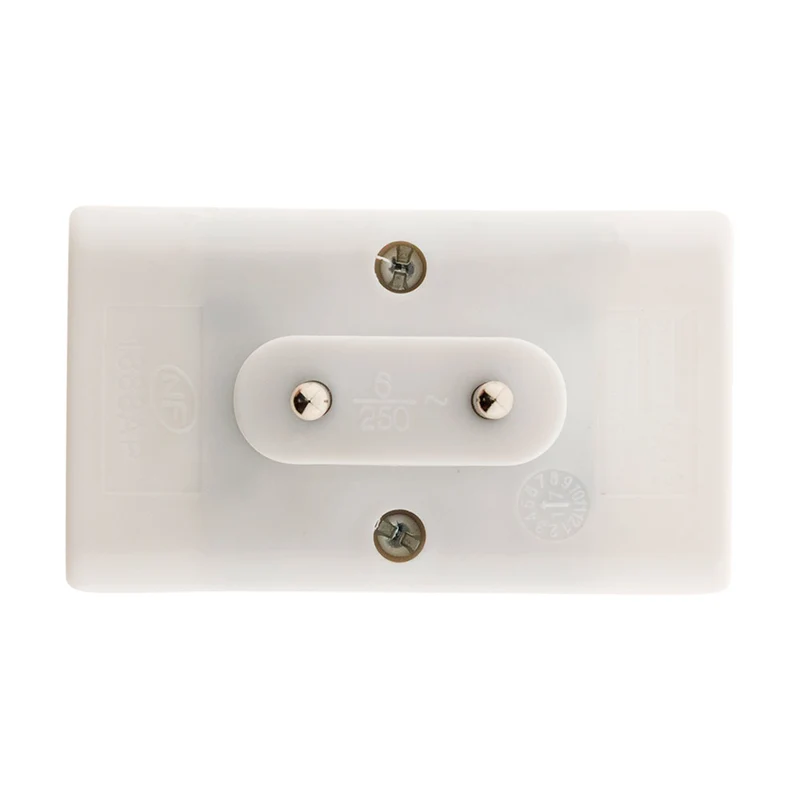 Multiprise triplite 6A latérale - Blanc - Zenitech