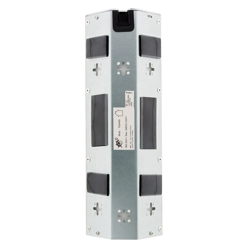 Bloc 4 prises 16A 2P+T à câbler - Gris - Zenitech
