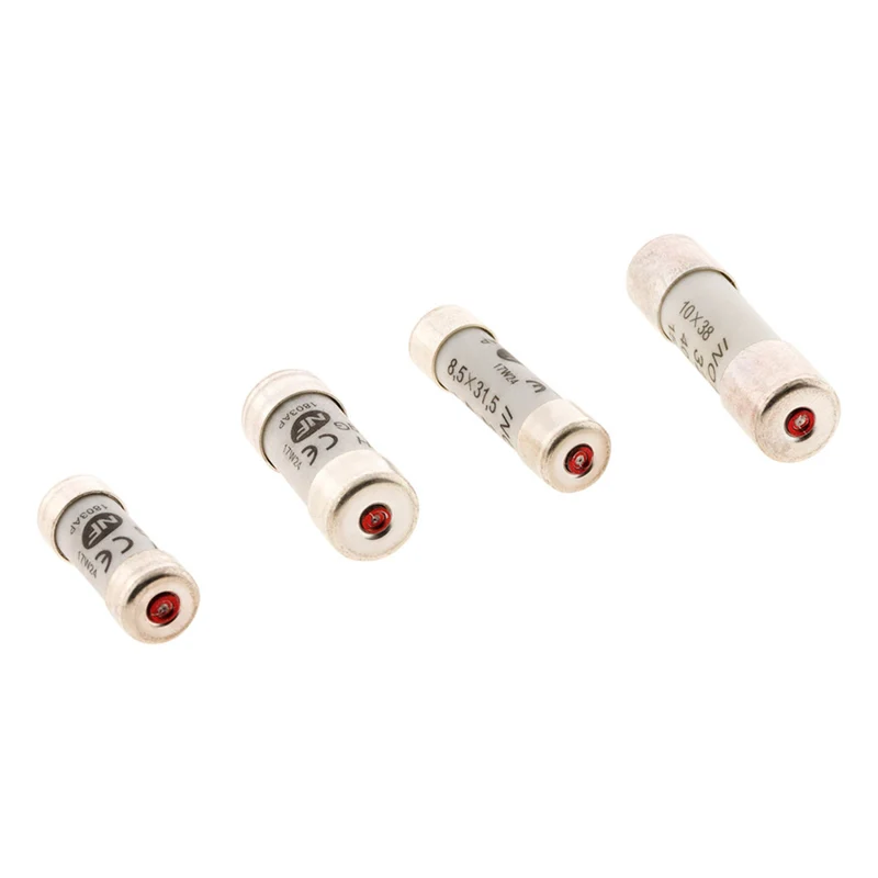 Lot de 6 fusibles 1x10A 3x16A 1x20A 1x32A - avec voyant NF - Zenitech