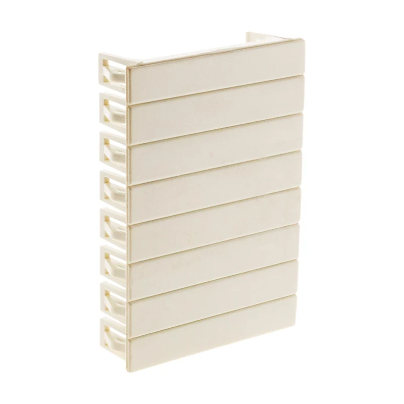 Obturateurs 8 modules pour coffret - Blanc - Zenitech