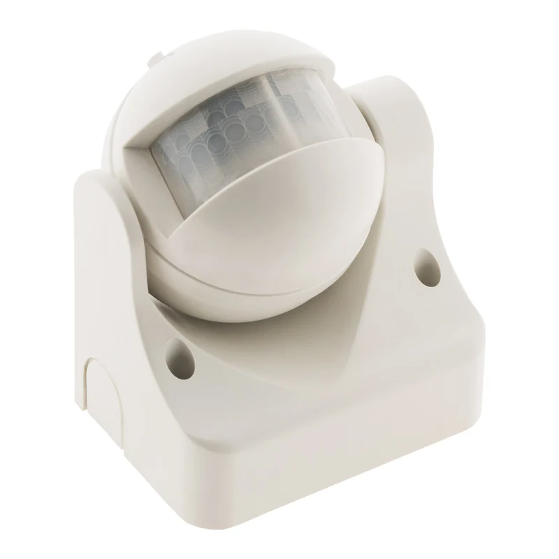 Détecteur de mouvement extérieur IP44 - Blanc - Zenitech