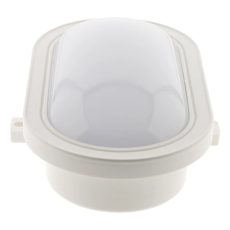 Hublot ovale LED 5,5W 450lm 4000K IP44 - Blanc - Zenitech
