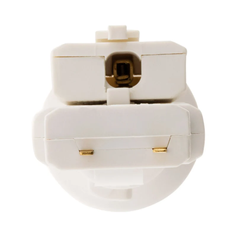 Douille avec Fiche DCL 6A 250V B22 - Blanc - Zenitech