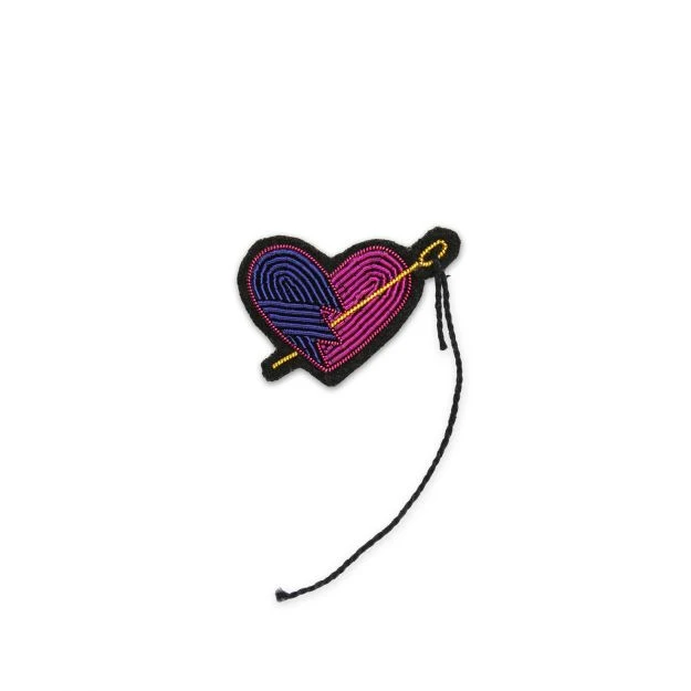 Broche Coeur rapiécé - Macon & Lesquoy