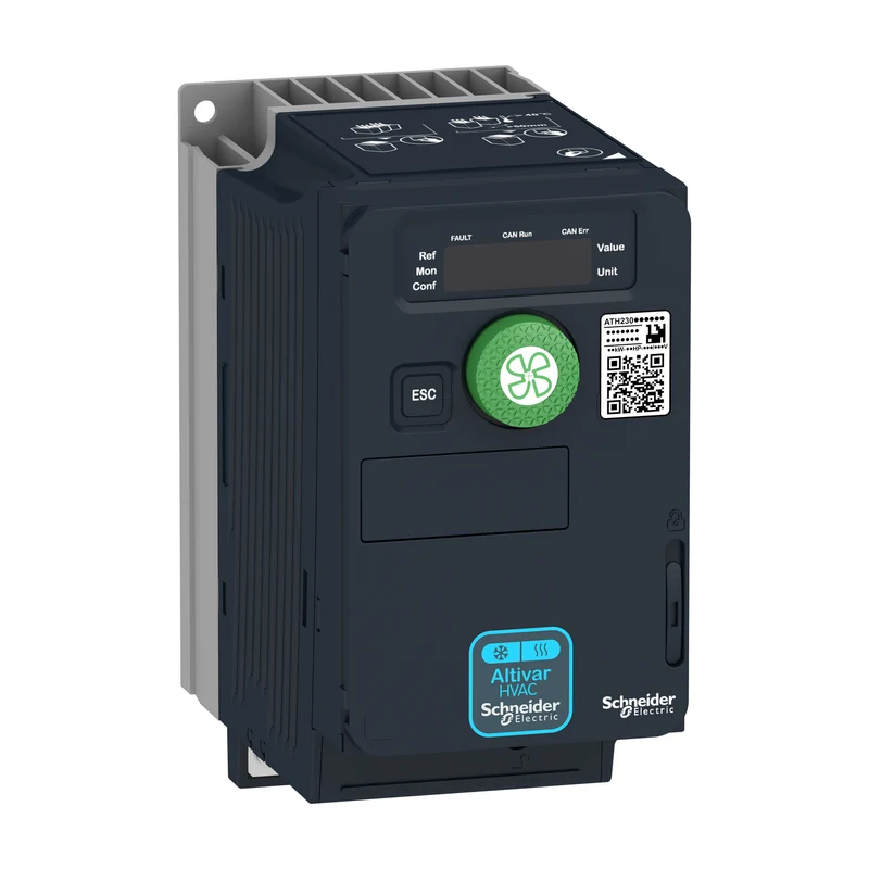 Variable speed drive, Altivar HVAC ATH200/ATH230, 0.75kW, 200–240V, 3 phase, IP20
