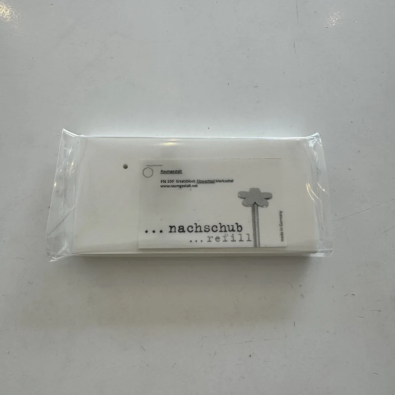 Recharge pour bloc notes avec un clou décoratif "Etoile"