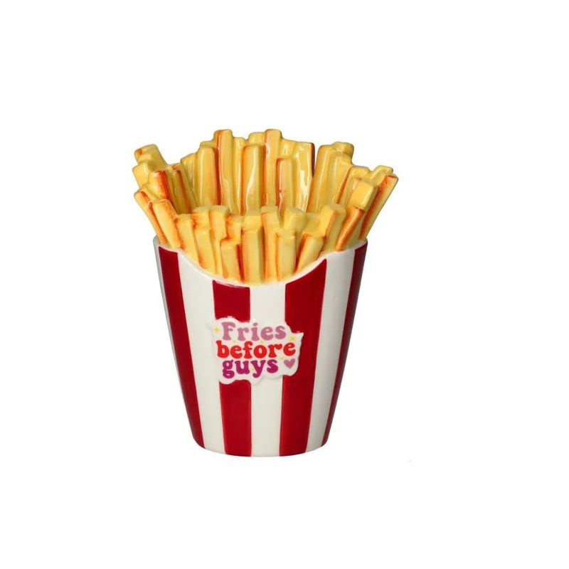 Vase en forme de cornet de frites